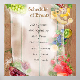 Poster Frutas tropicais de água doce