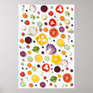 Poster Frutas & vegetais