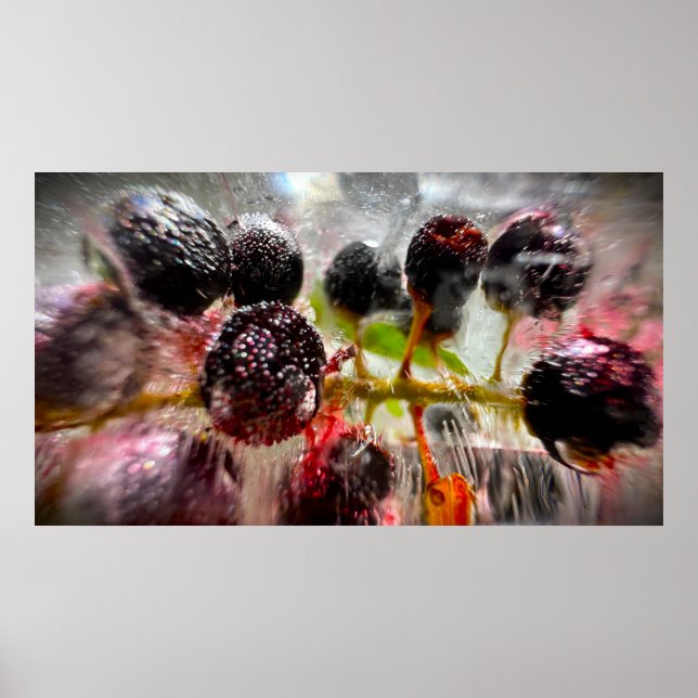 Poster Frutas Vermelhas Congeladas,  (Frente)