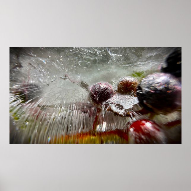 Poster Frutas Vermelhas Congeladas,  (Frente)