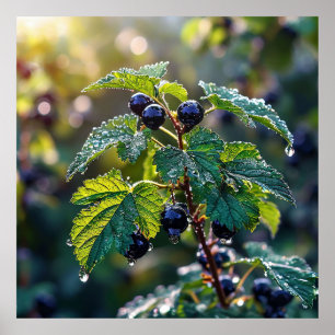Poster Frutas vermelhas escuras
