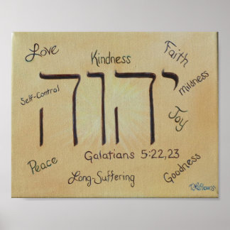 Poster Fruto da Espírito