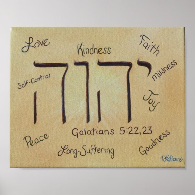 Poster Fruto da Espírito (Frente)