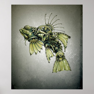 Poster Frutos do mar cinéticos