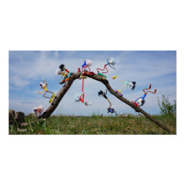 Pôster Fubby's die aan het Skaten zijn.