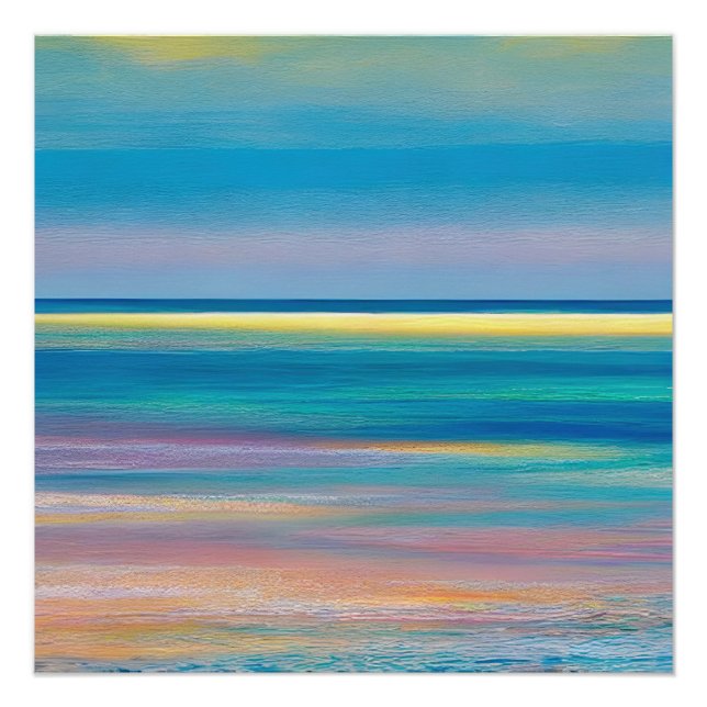 Pôster Fuchsia Fusion (Fusão Fuchsia) - Abstrato (Frente)