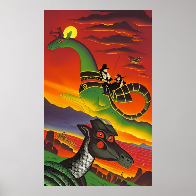 Poster Fuga de Fantasia Amish (Frente)
