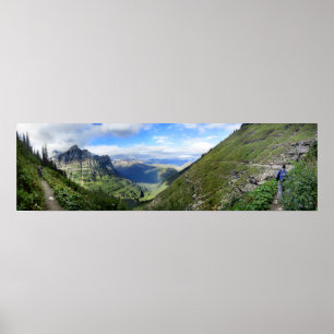 Poster Fuga de Highline - parque nacional de geleira