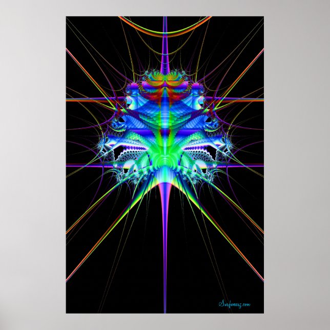 Poster Fuga Fractal (Frente)