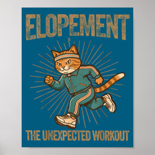 Poster Fuga o treino inesperado engraçado autismo