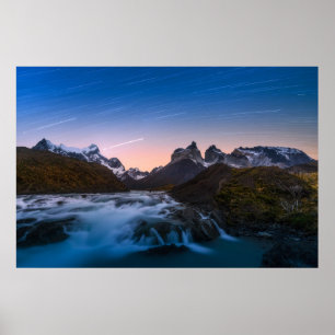 Poster Fugas da estrela sobre Torres Del Paine