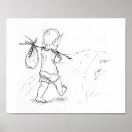 Poster Fugir - Pequeno Adoro Arte