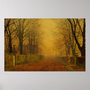 Pôster Fulgor de noite CC0871 de John Atkinson Grimshaw