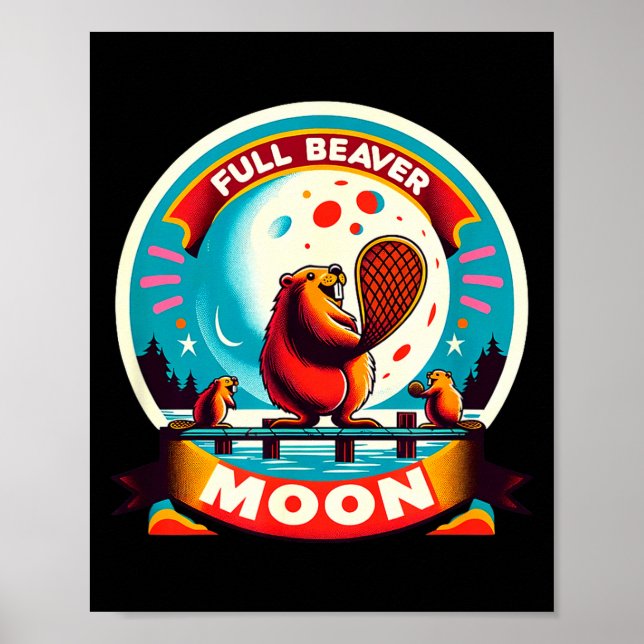 Poster Full Moon Beaver  (Frente)