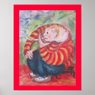 Poster Fumador de cigarro