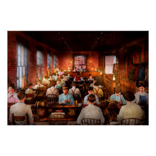 Pôster Fumante - Charutos enrolados à mão 1909