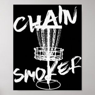 Poster Fumante inveterado Frisbee engraçado Golfe Disc Go