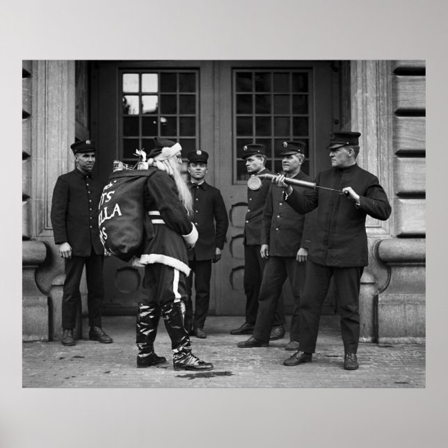 Poster Fumigating Santa Claus, 1920s (Frente)