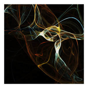 Pôster Fumo - arte abstracta