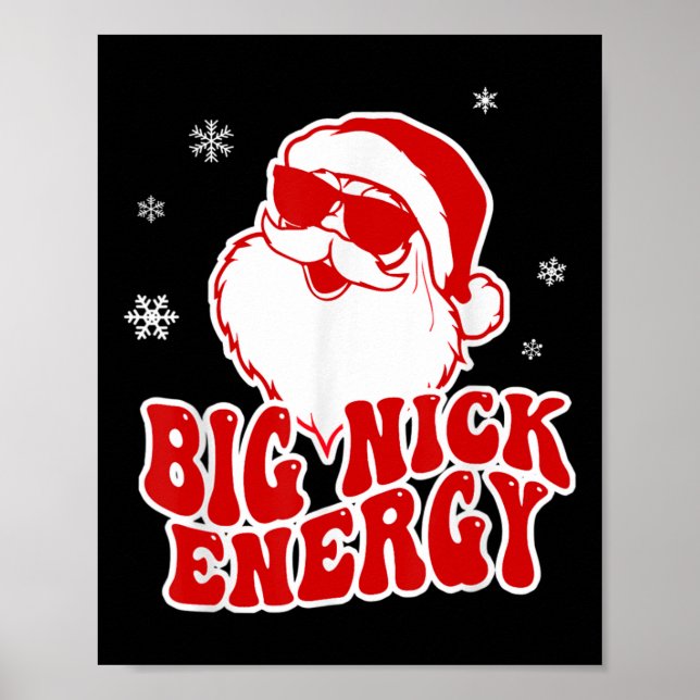 Poster Fun Christmas Big Nick Energy Santa Naughty Adult  (Frente)
