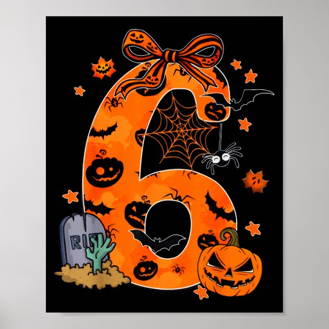 Poster Fun Six Seven 6 7 Meme Design Couples Halloween  (Frente)