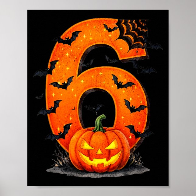 Poster Fun Six Seven 6 7 Meme Design Couples Halloween  (Frente)