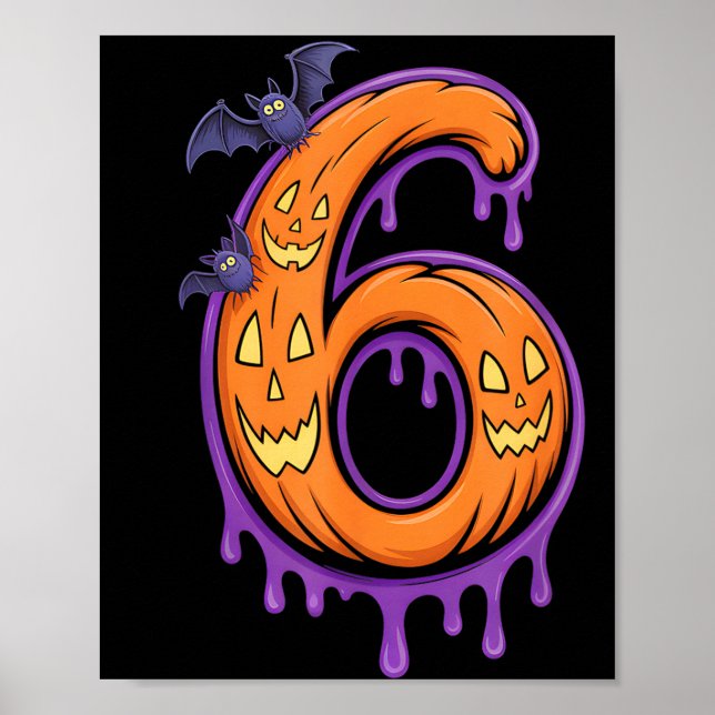Poster Fun Six Seven 6 7 Meme Design Couples Halloween  (Frente)