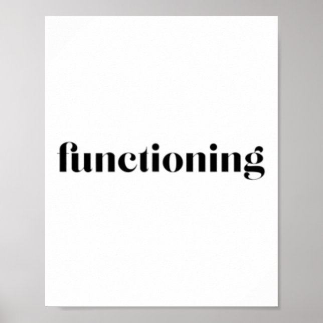 Poster Funcionamento da Consciência da Saúde (Frente)