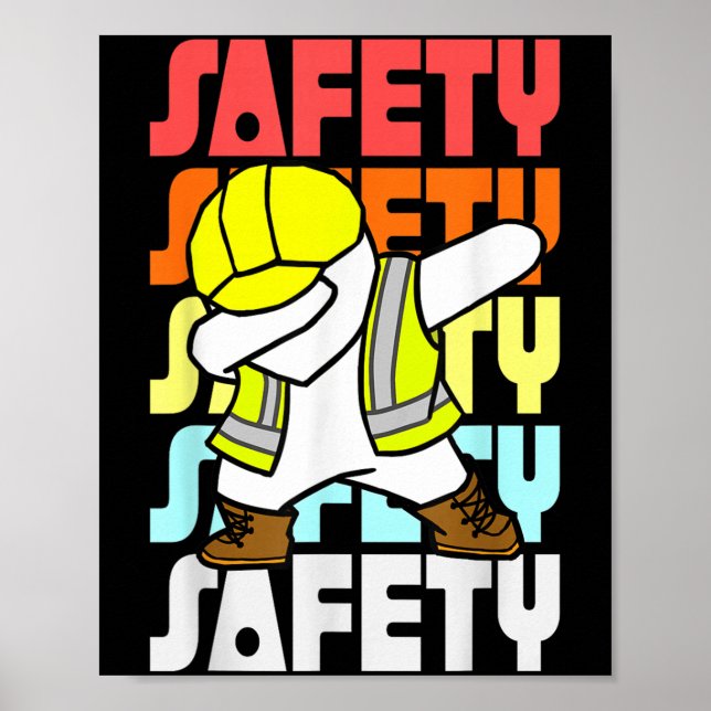 Poster Funcionário Funny Occupational Safety Manager S (Frente)
