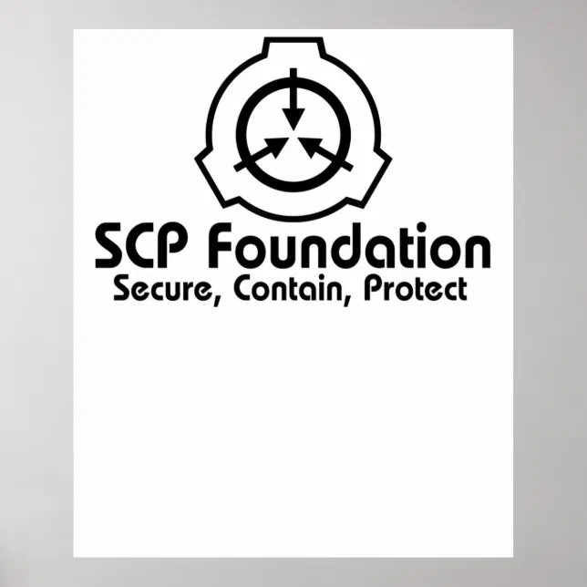 SCP Foundation Logo Transparent | Poster