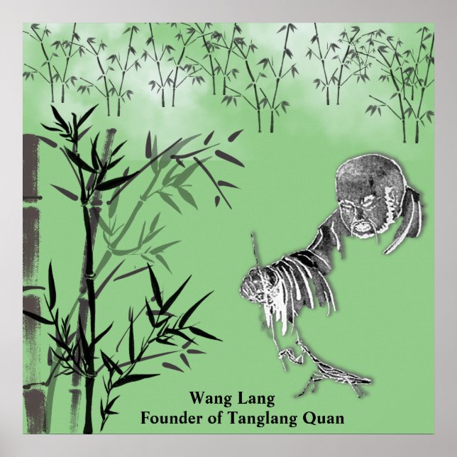 Poster Fundador de Wang Lang de Tanglang Quan (Frente)