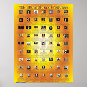 Pôster Fundadores da ciência