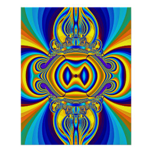 Pôster Fundo Abstrato Colorido-14334
