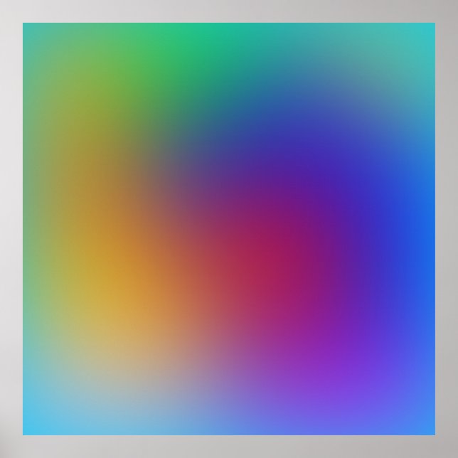 Poster Fundo Abstrato de cor brilhante (Frente)