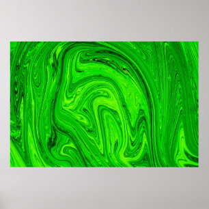Poster Fundo abstrato de tinta verde a óleo. Grau de tint