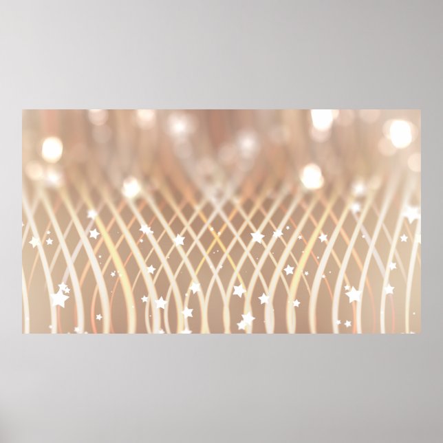 Poster fundo abstrato. fundo castanho com ondas (Frente)