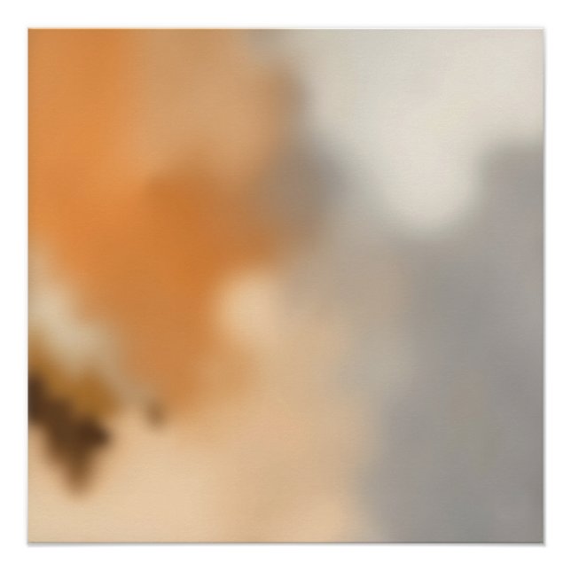 Pôster Fundo Abstrato Quente (Frente)