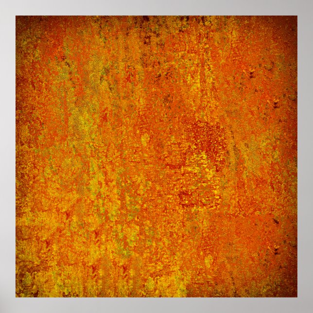 Poster Fundo amarelo-alaranjado abstrato,arte,backgr (Frente)