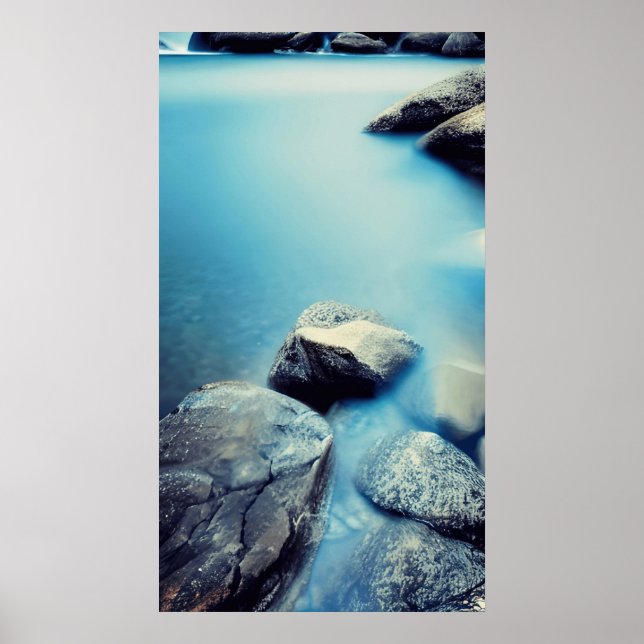 Poster Fundo Calm Water Quiet (Frente)