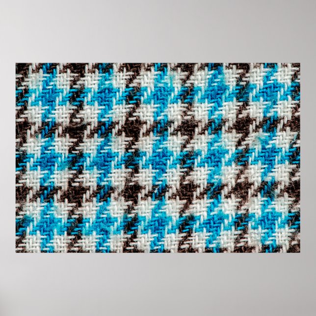 Poster Fundo da textura do tecido flanela. (Frente)