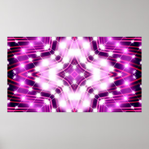 Poster Fundo das luzes flutuantes