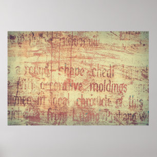 Poster Fundo de alumínio envelhecido