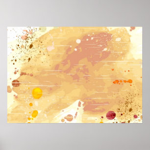 Poster fundo de aquarela