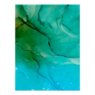 Pôster Fundo de Arte de Abstrato de Belas Artes Pintadas