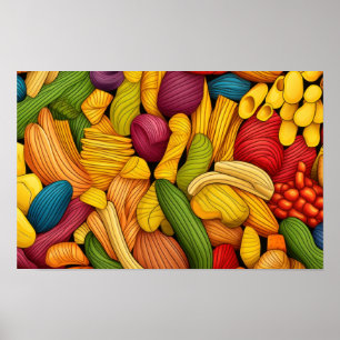 Poster Fundo de arte de massa SMALL