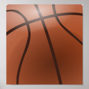 Poster Fundo de Basquete