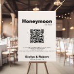 Poster Fundo de Casamento Formal Minimalista Elegante Hon<br><div class="desc">Esta poster de fundo de lua de mel elegante e elegante é perfeita para um casamento rústico. O design apresenta uma bela fonte para embelezar a fonte.</div>
