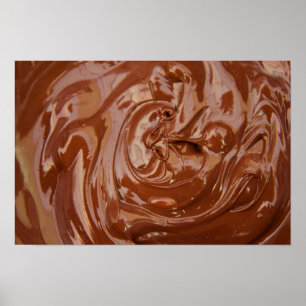 Poster Fundo de Chocolate