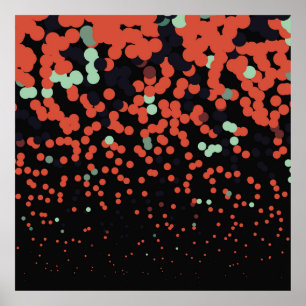 Poster Fundo de colheita colorido geométrico. Abstrato