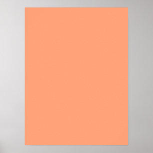 Poster Fundo de Decoração Rosa Salmão Personalizável